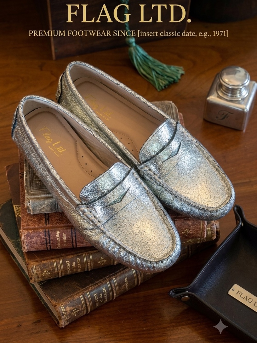 Flag LTD. By Dillard's Leather Women's Driving Penny Loafers
